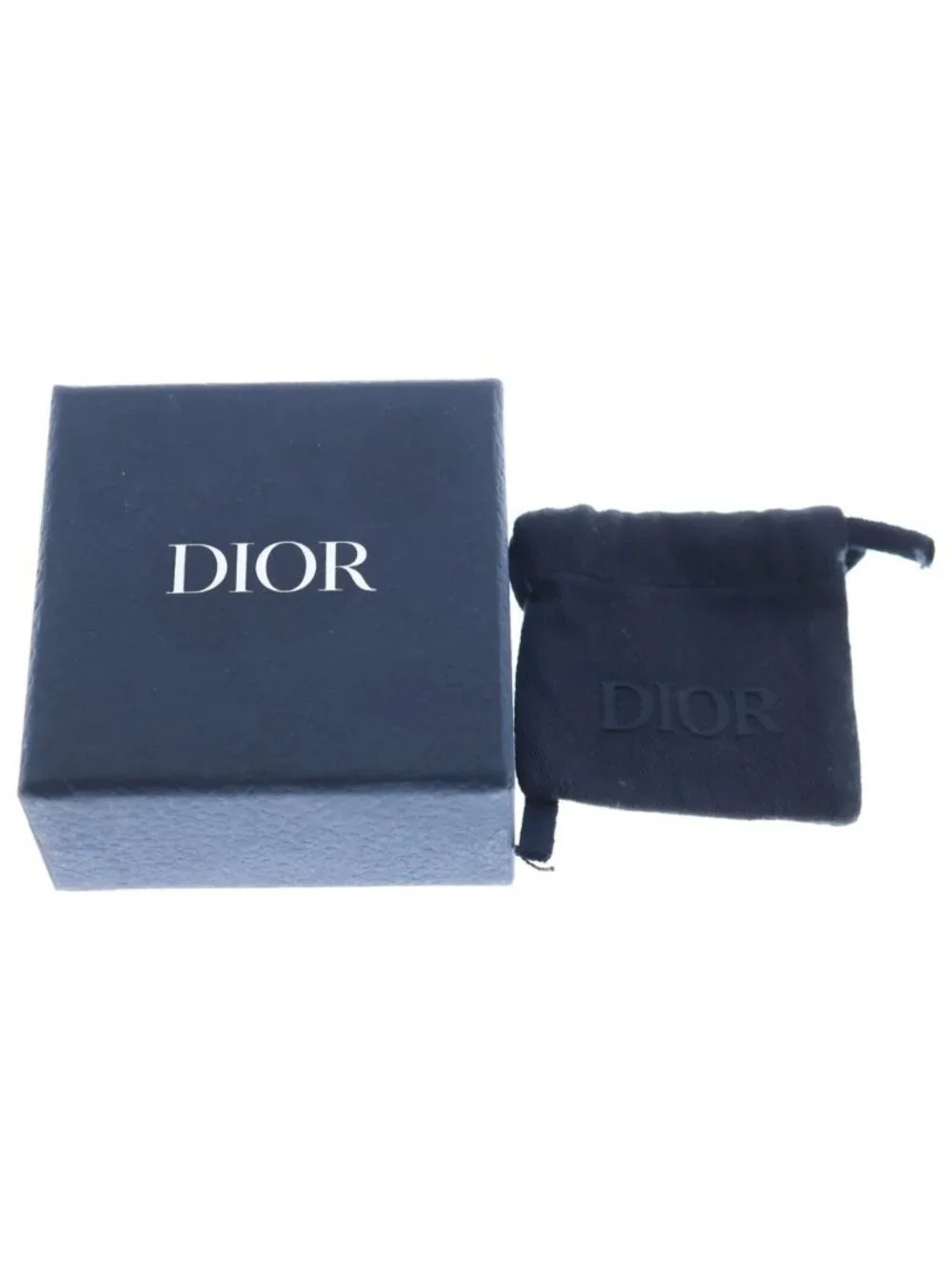 Dior CD Icon Chain Link Signature Ring Silver